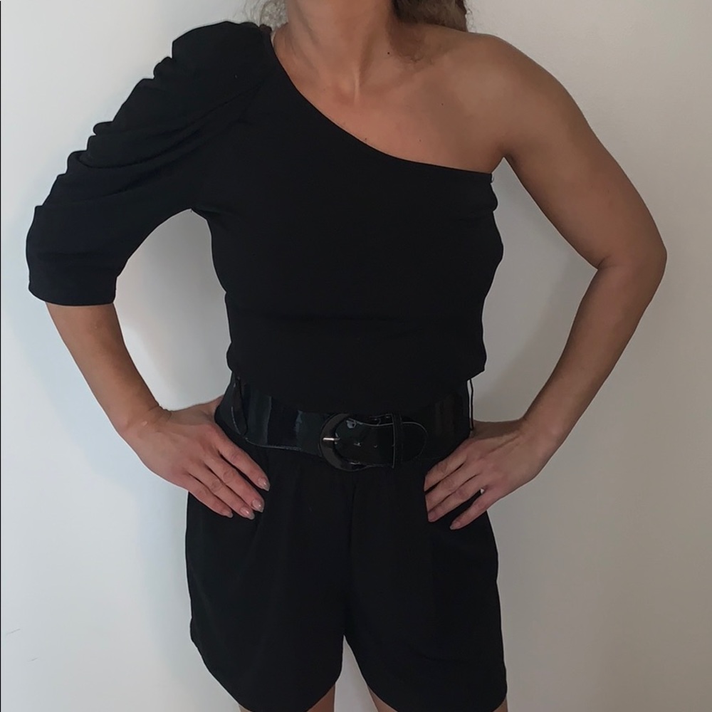 One Shoulder Romper